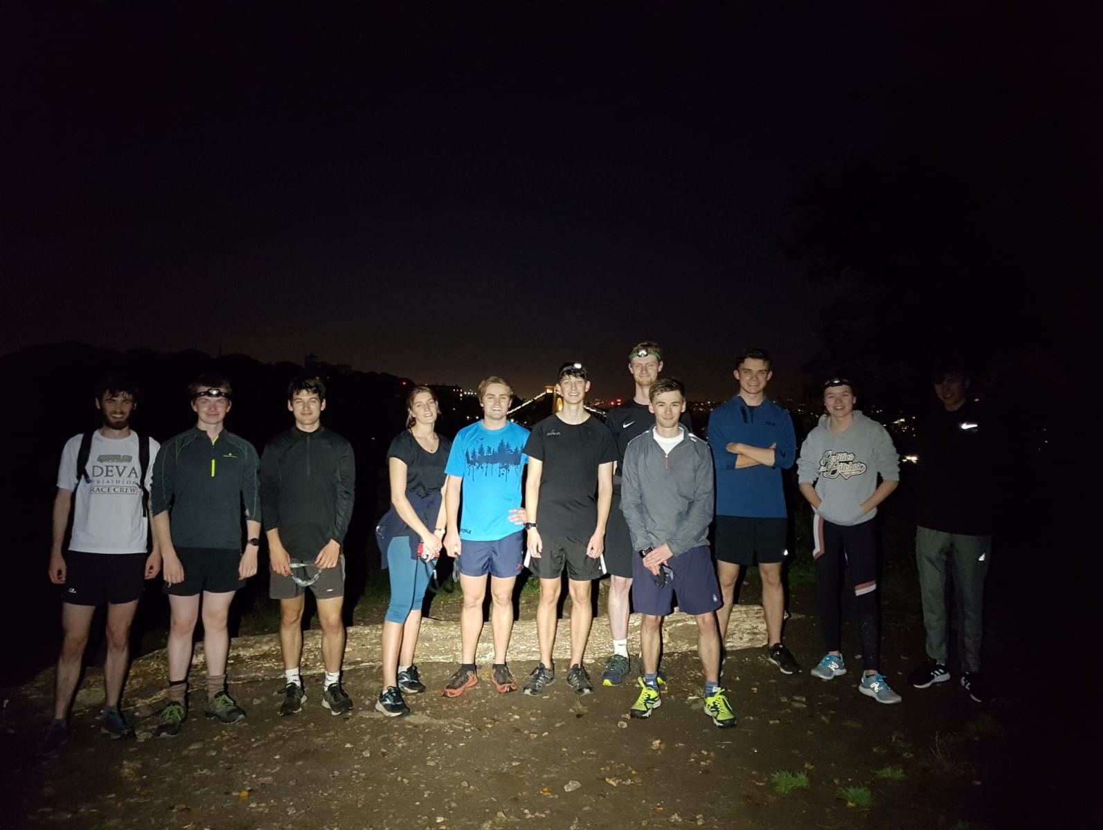 Monday night run from Clifton Suspension Bridge